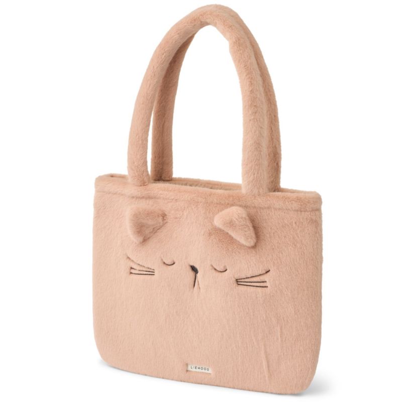 Image d'ambiance de présentation du produit Totebag Lexi Cat Pale Tuscany - Liewood